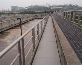溫州汙水處理廠鋼格板